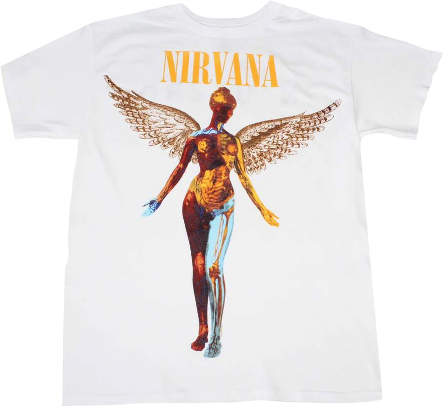 White In Utero Nirvana T-Shirt