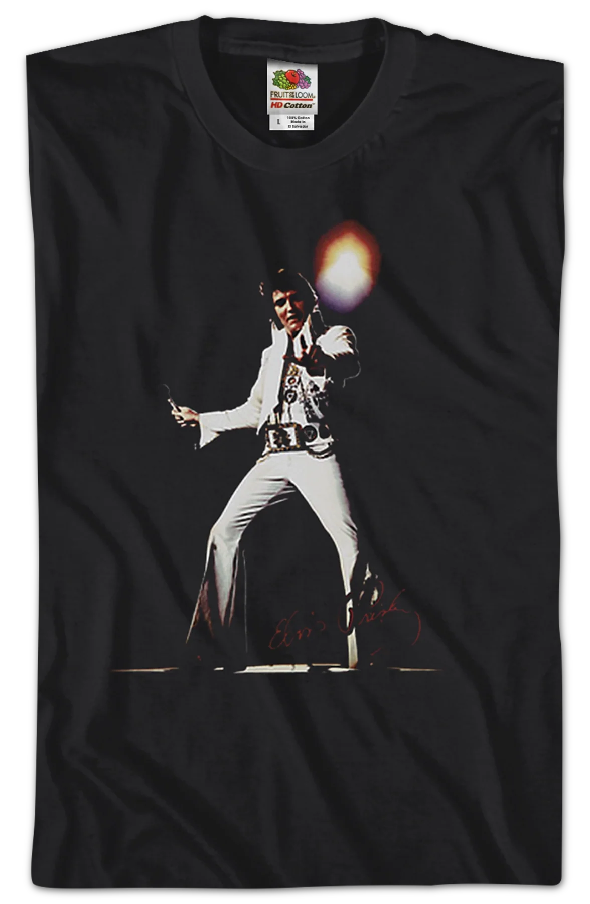 White Jumpsuit Elvis Presley T-Shirt - Image 2