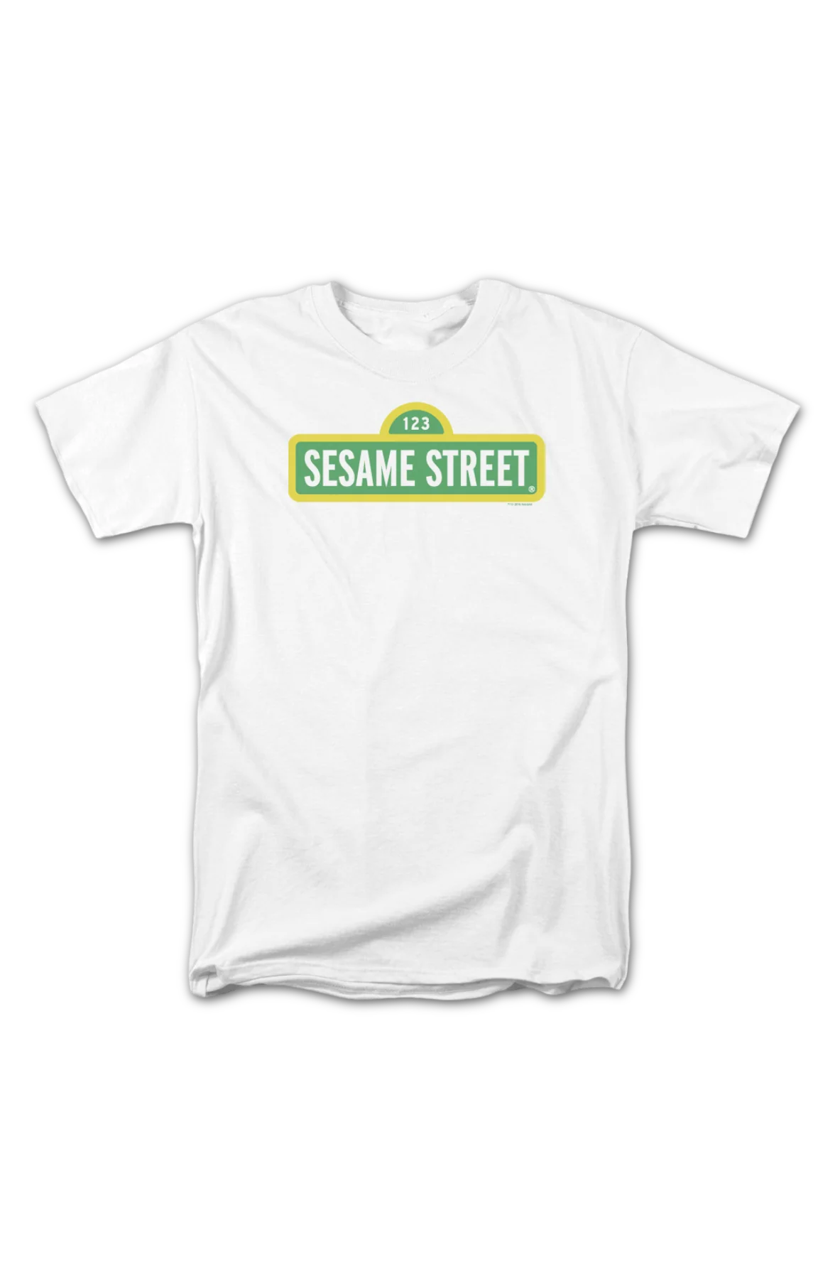 White Sign Sesame Street T-Shirt - Image 2