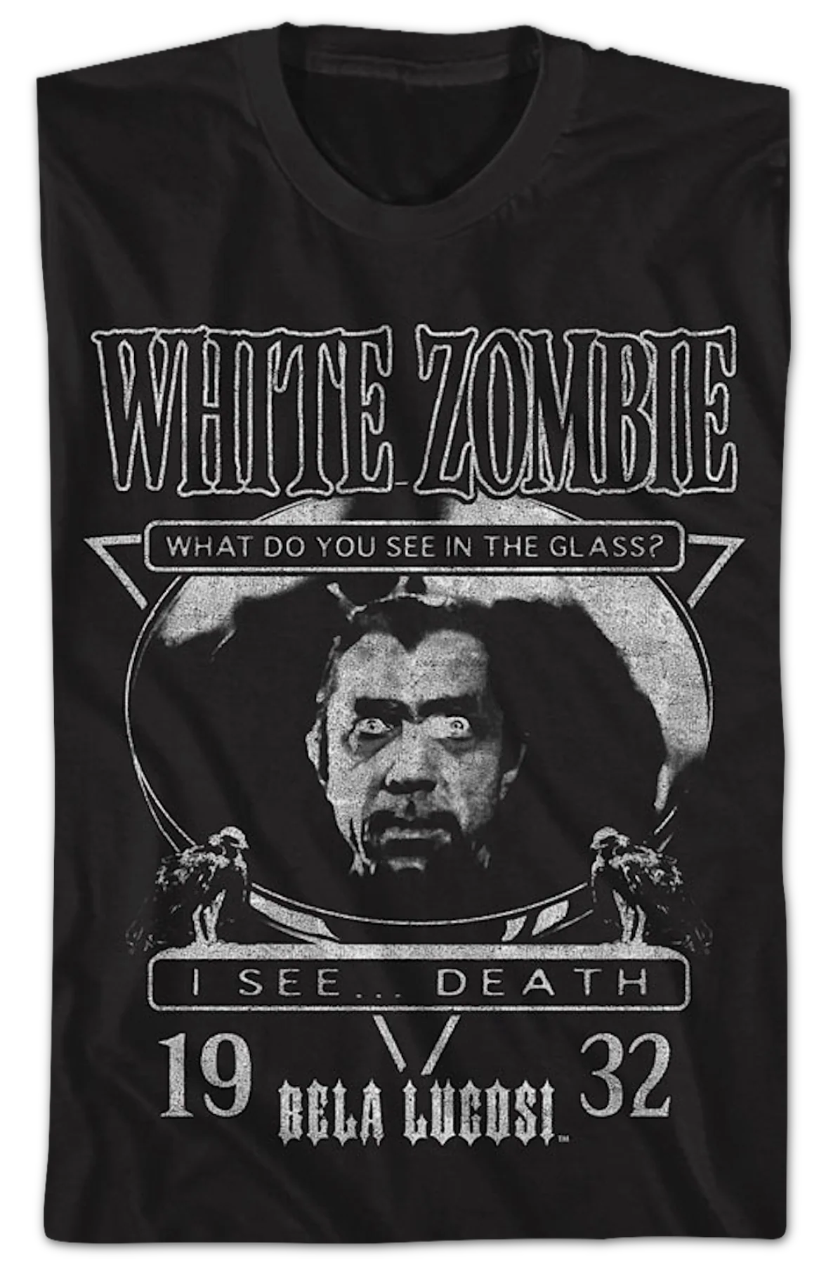 White Zombie What Do You See In The Glass? Bela Lugosi T-Shirt - Image 2