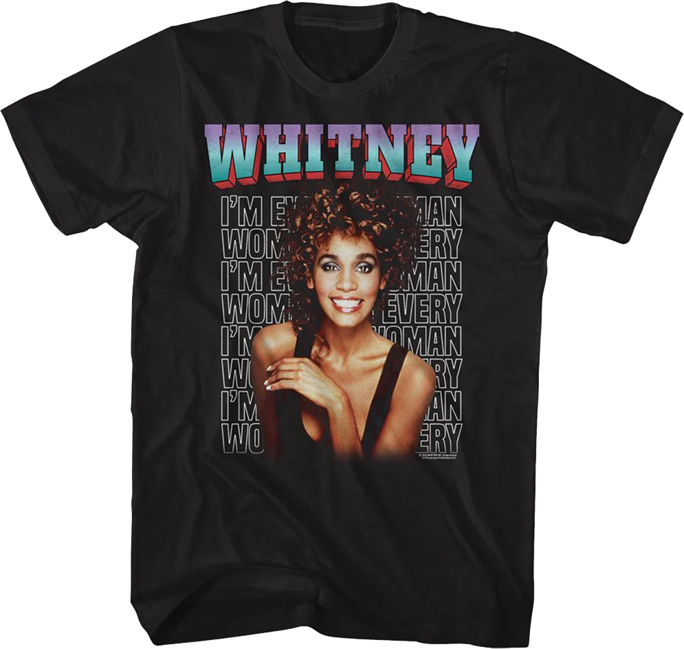 Whitney Houston I'm Every Woman T-Shirt