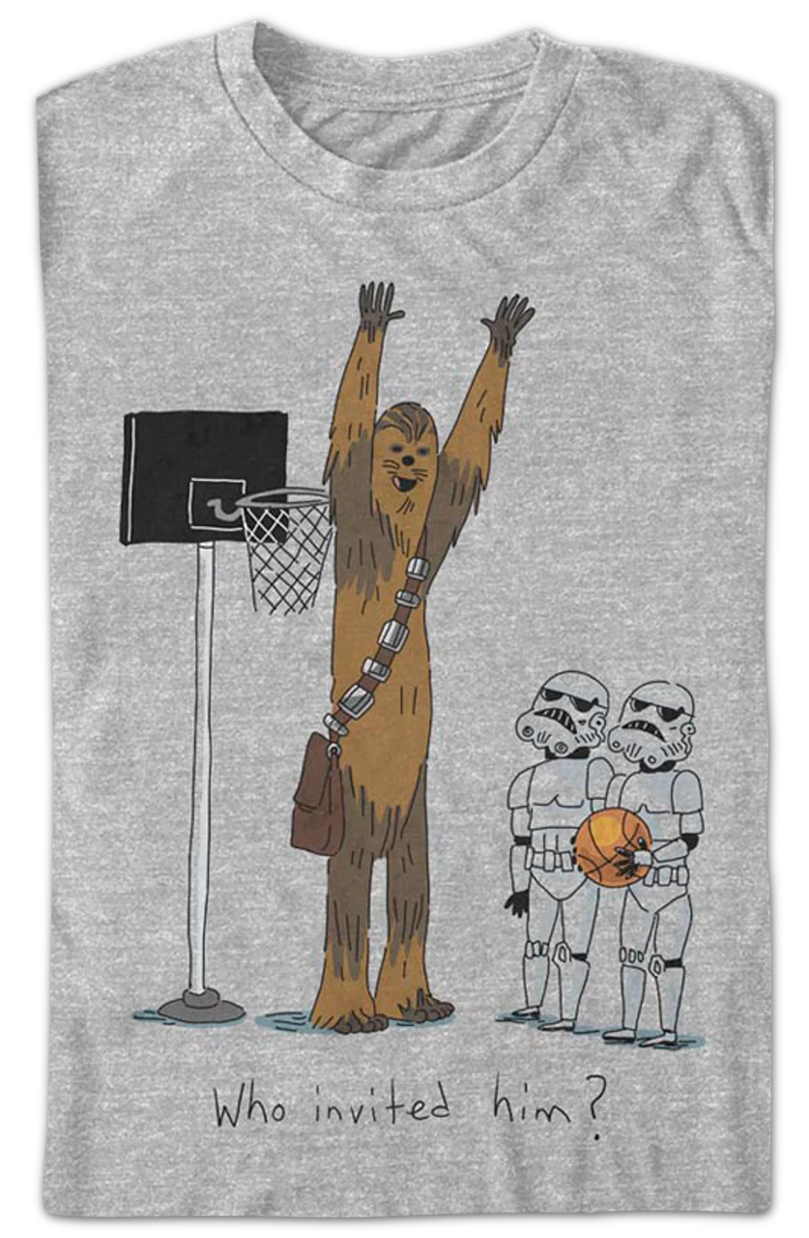 Who Invited Him Star Wars T-Shirt - Image 2