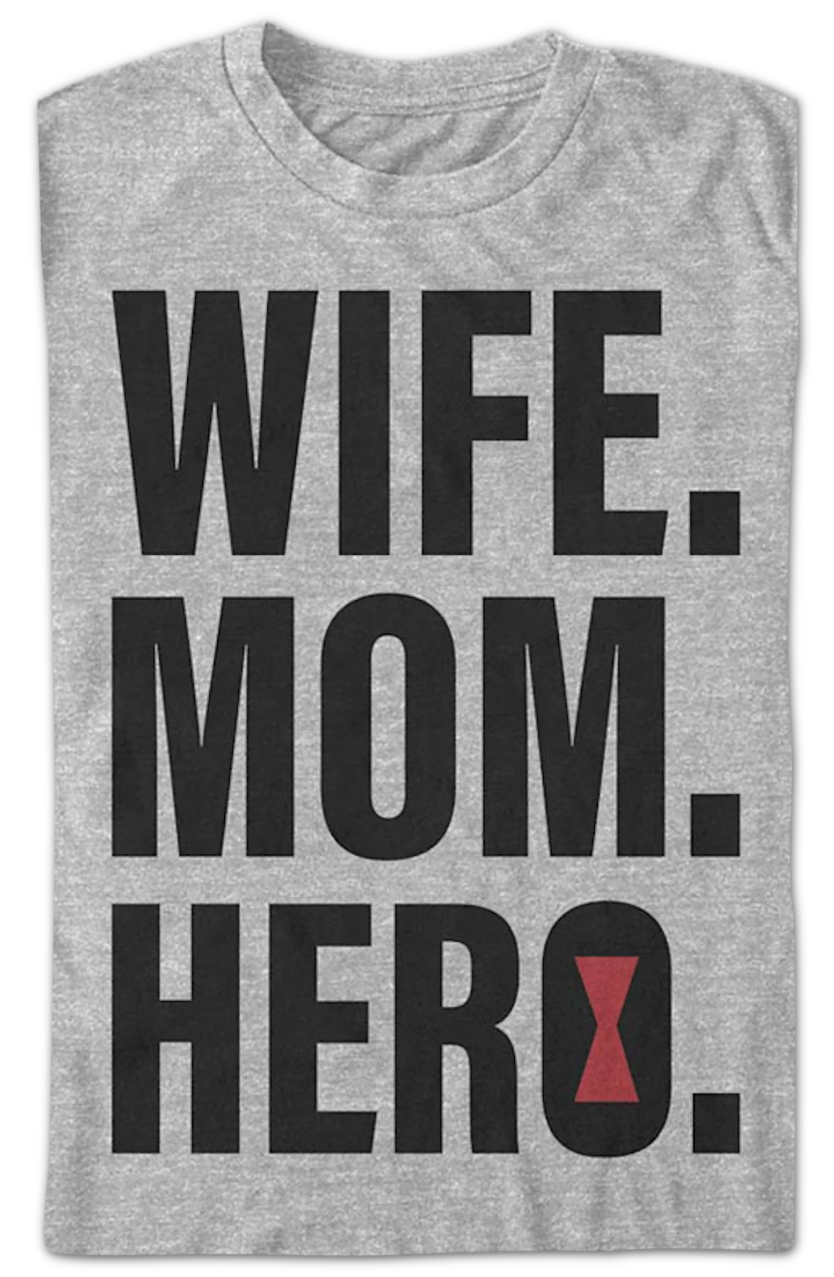 Wife Mom Hero Black Widow Marvel Comics T-Shirt - Image 2