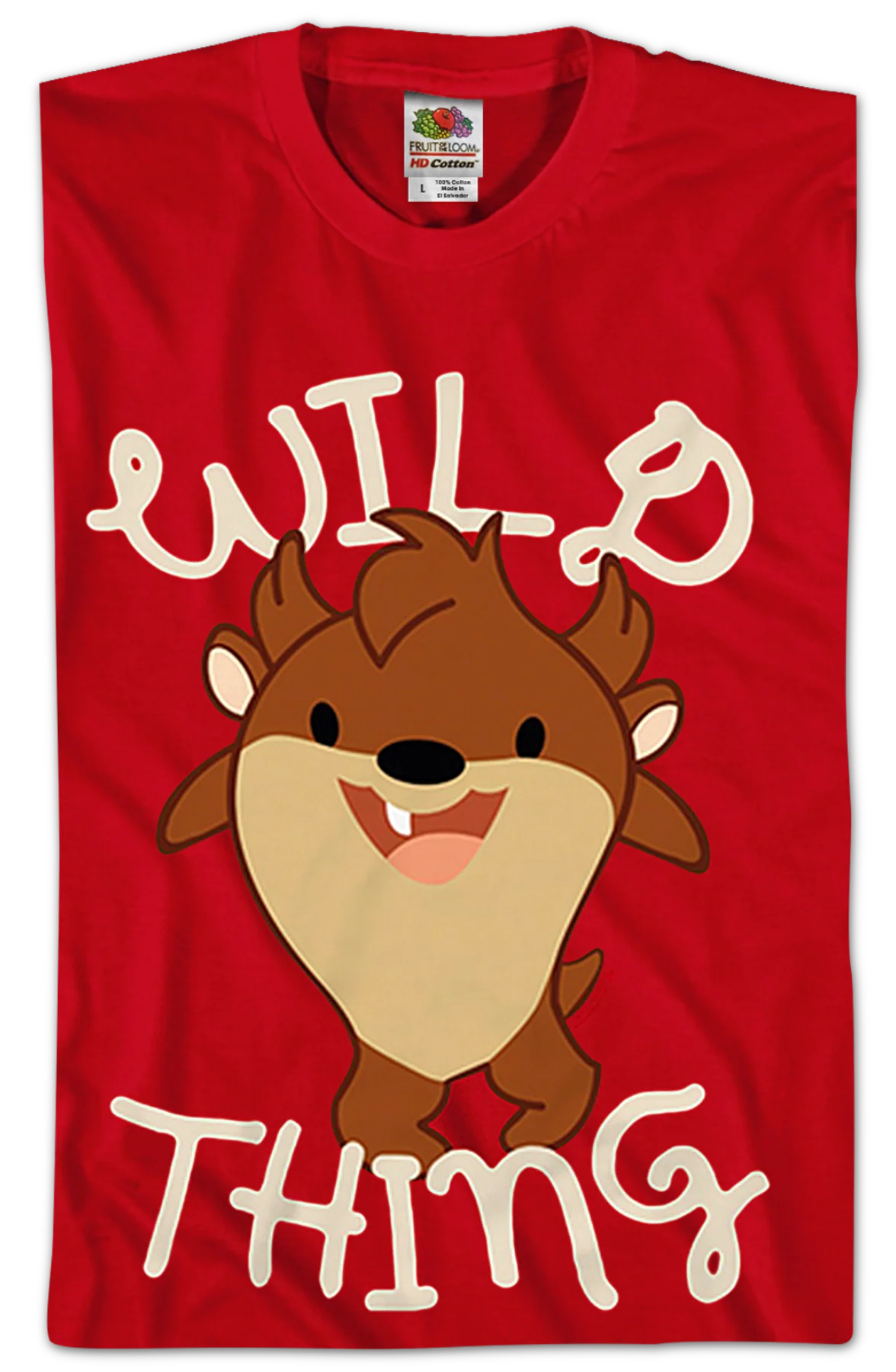 Wild Thing Baby Taz Looney Tunes T-Shirt - Image 2