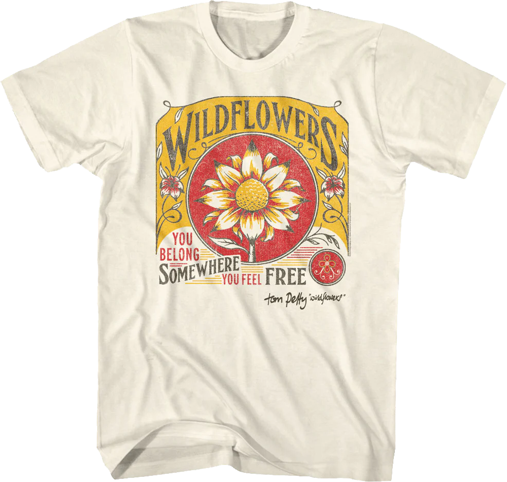 Wildflowers Tom Petty T-Shirt