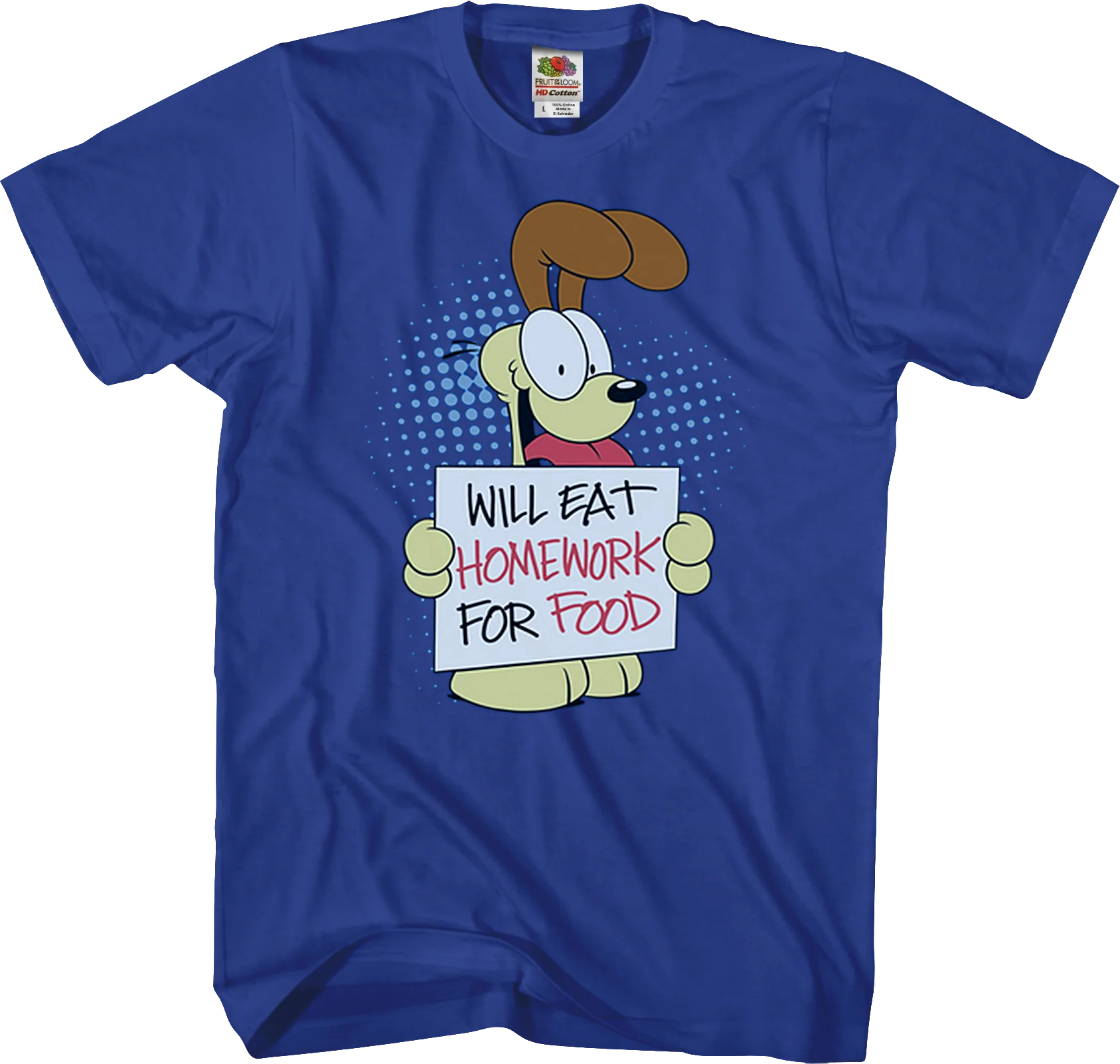 Will Eat Homework Garfield T-Shirt