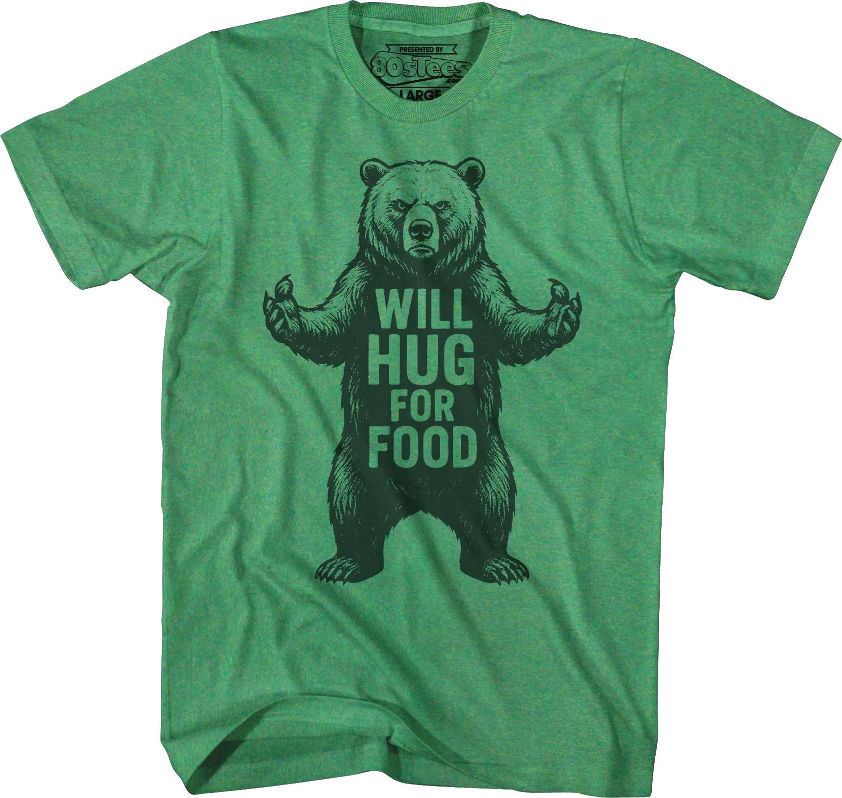 Will Hug For Food T-Shirt - Image 3