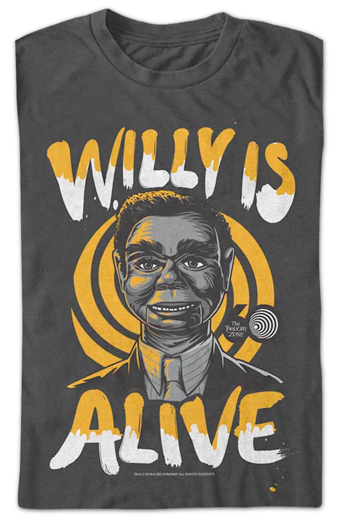 Willy Is Alive Twilight Zone T-Shirt - Image 2