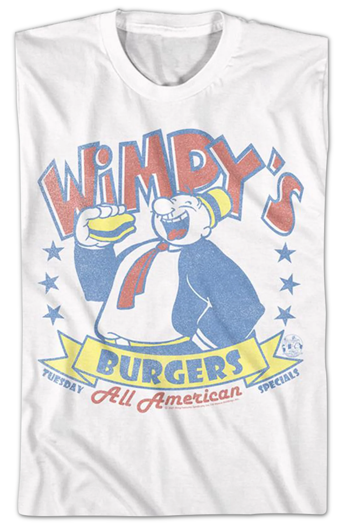 Wimpy's Burgers Popeye T-Shirt - Image 2