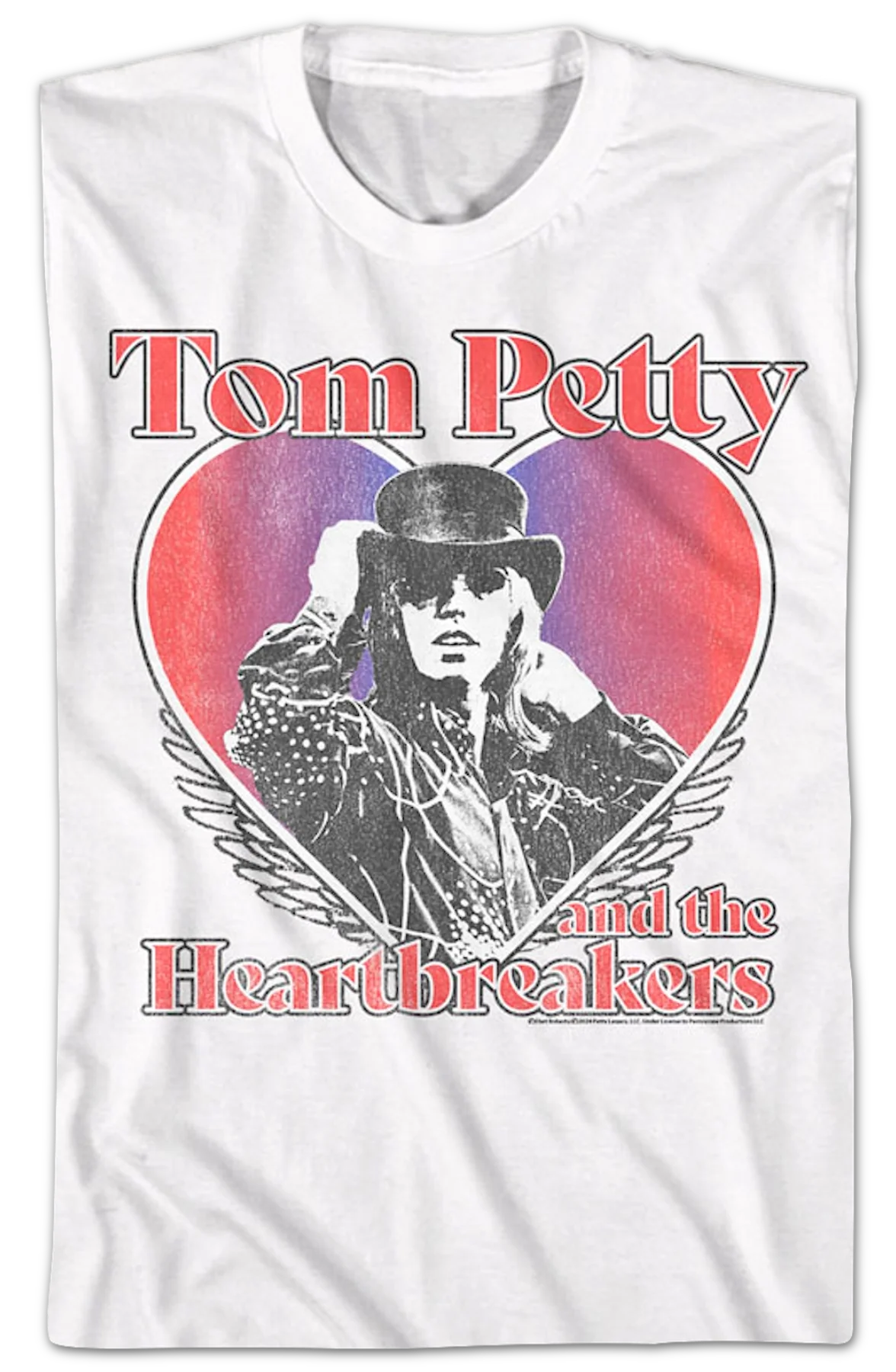Winged Heart Tom Petty And The Heartbreakers T-Shirt - Image 2