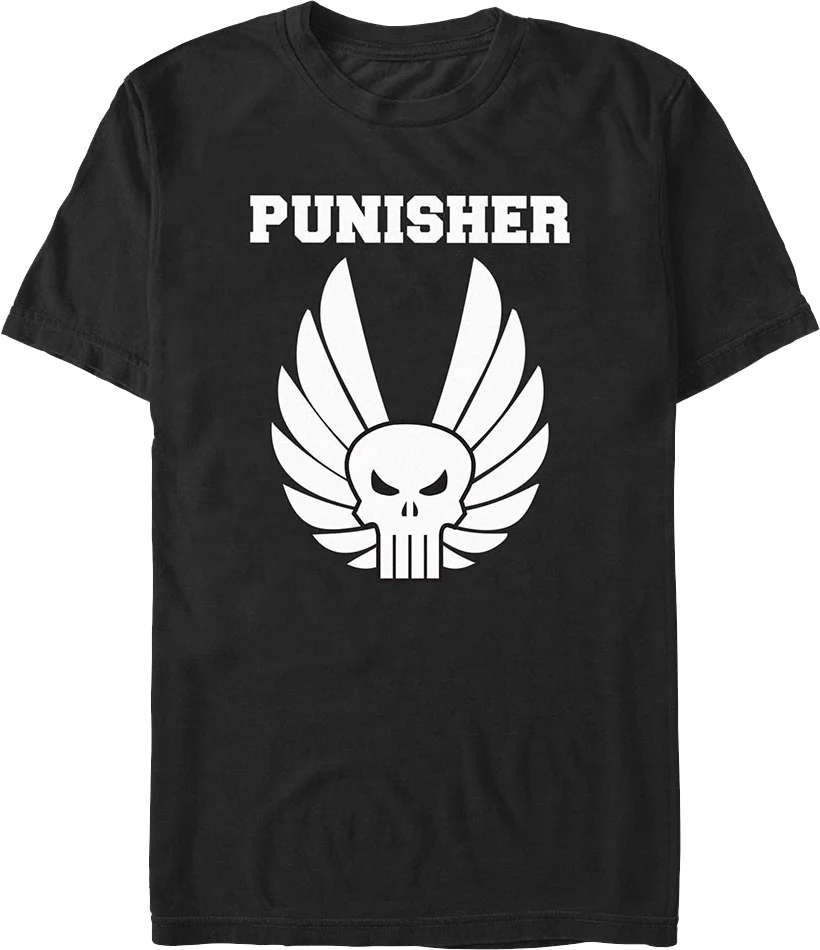 Winged Skull Logo Punisher Marvel Comics T-Shirt