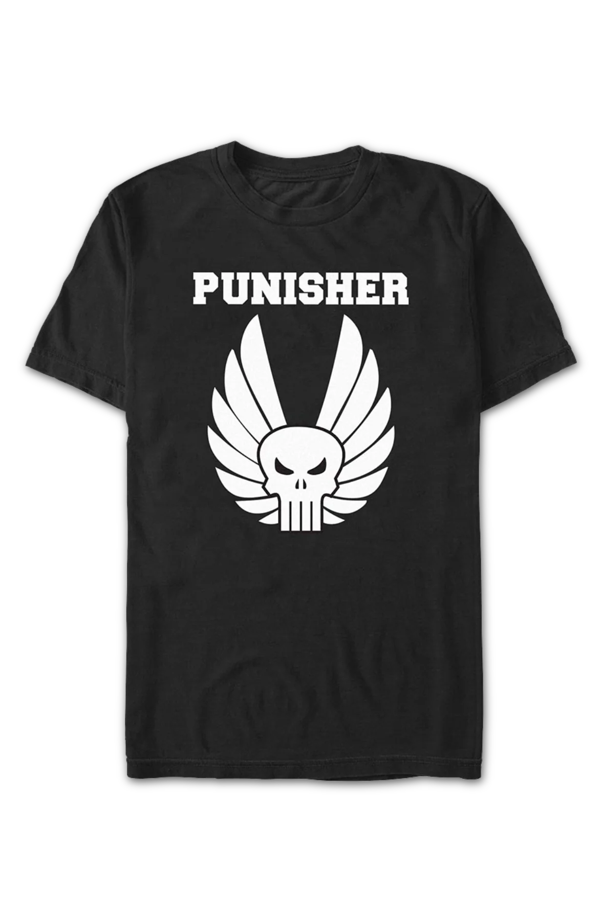 Winged Skull Logo Punisher Marvel Comics T-Shirt - Image 2