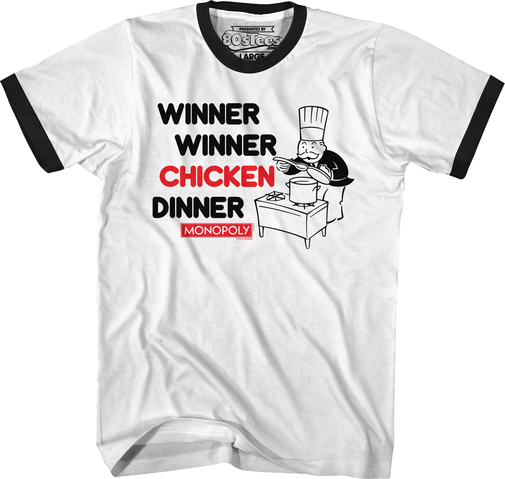 Winner Winner Chicken Dinner Monopoly T-Shirt - Image 12