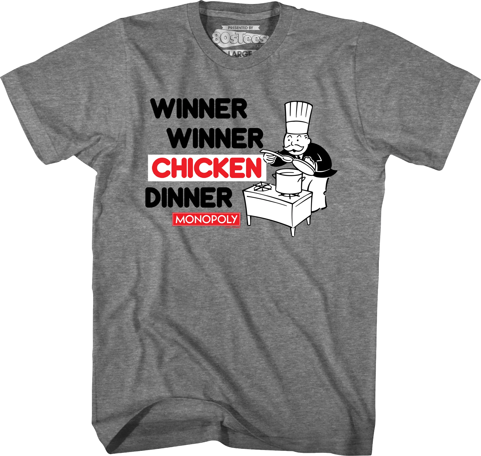 Winner Winner Chicken Dinner Monopoly T-Shirt - Image 9