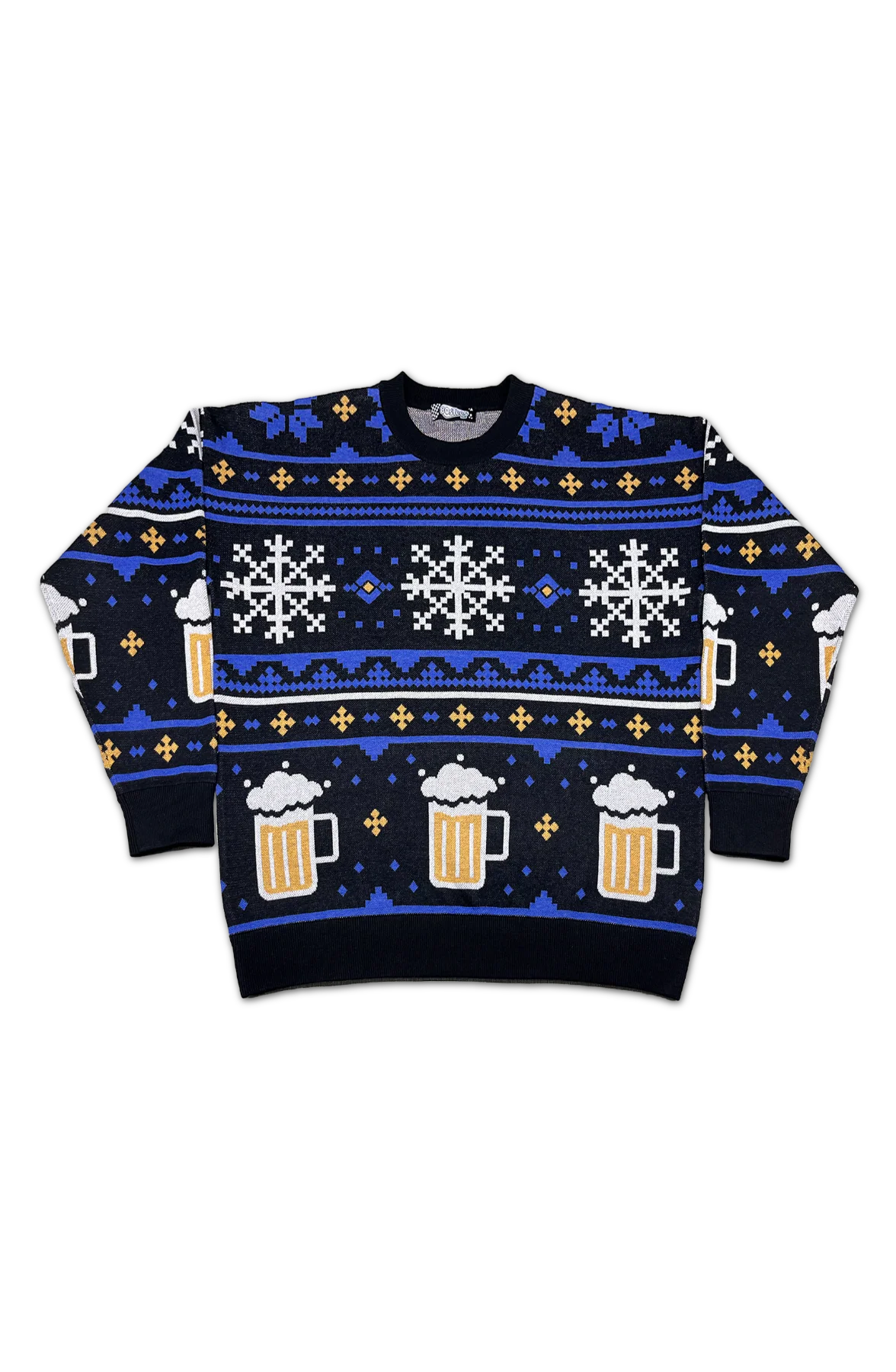 Winter Beer Knitted Christmas Sweater - Image 2