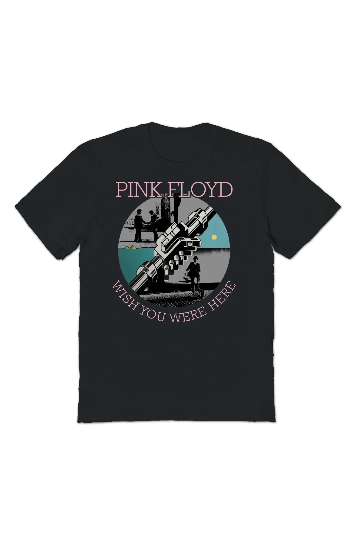 Wish You Were Here Circle Pink Floyd T-Shirt - Image 2