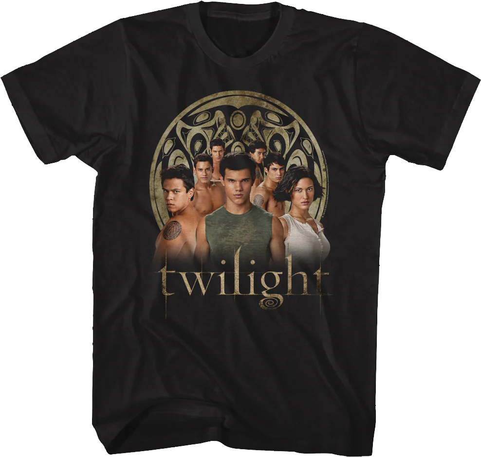 Wolf Pack Group Photo Twilight T-Shirt