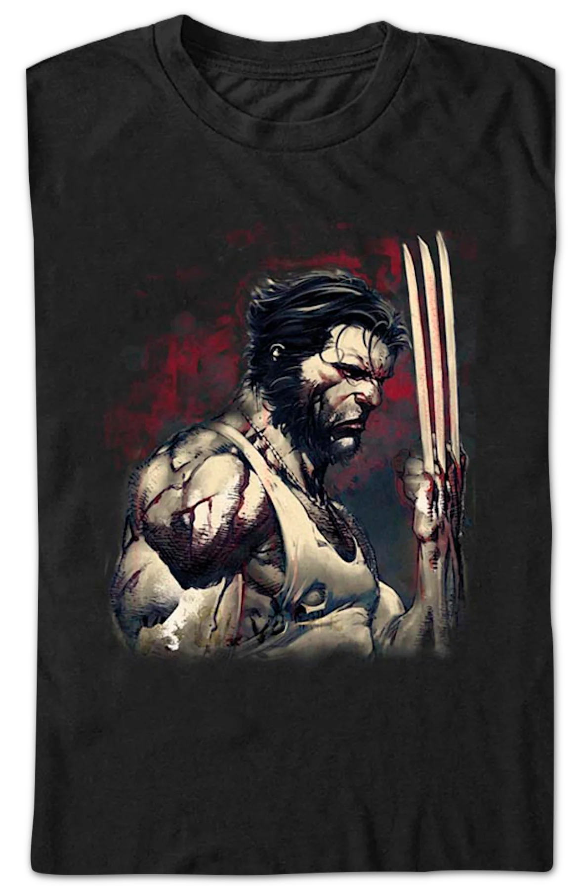 Wolverine Blood And Steel Marvel Comics T-Shirt - Image 2