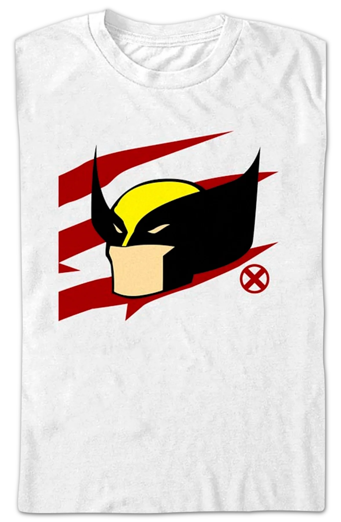 Wolverine Simple Stripes Marvel Comics T-Shirt - Image 2