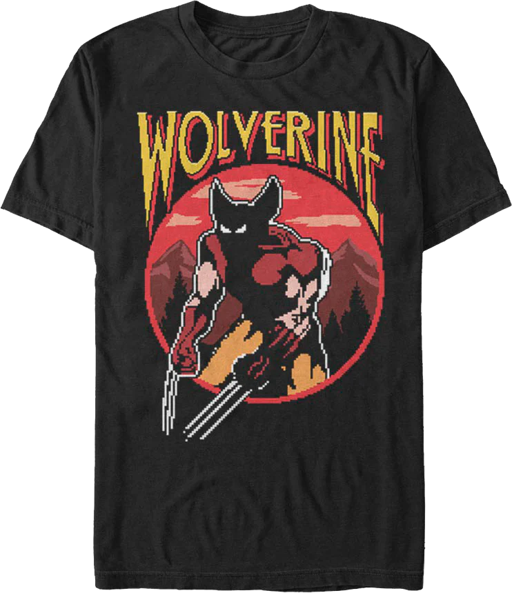 Wolverine Start Screen Marvel Comics T-Shirt