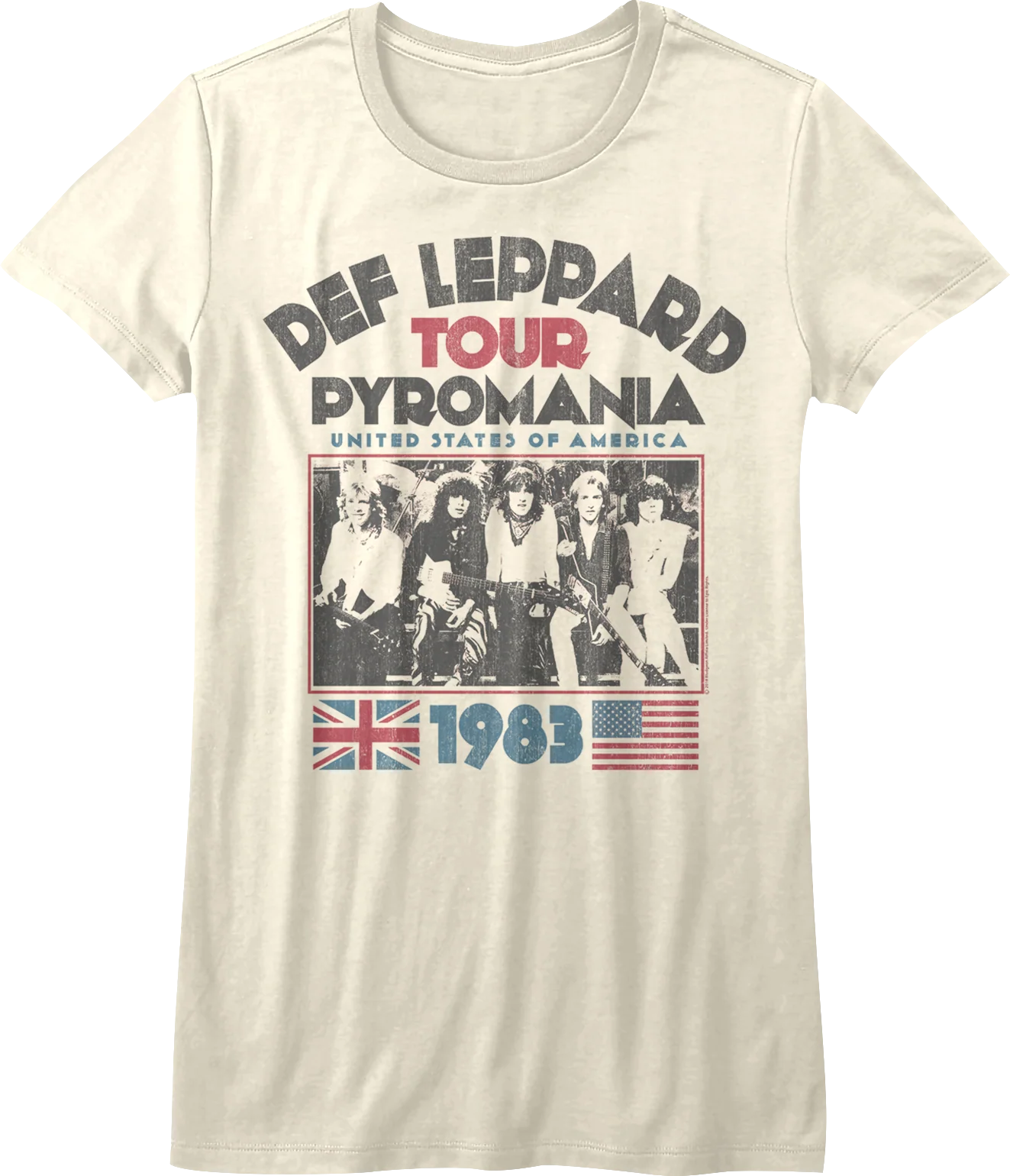Womens 1983 Tour Def Leppard Shirt