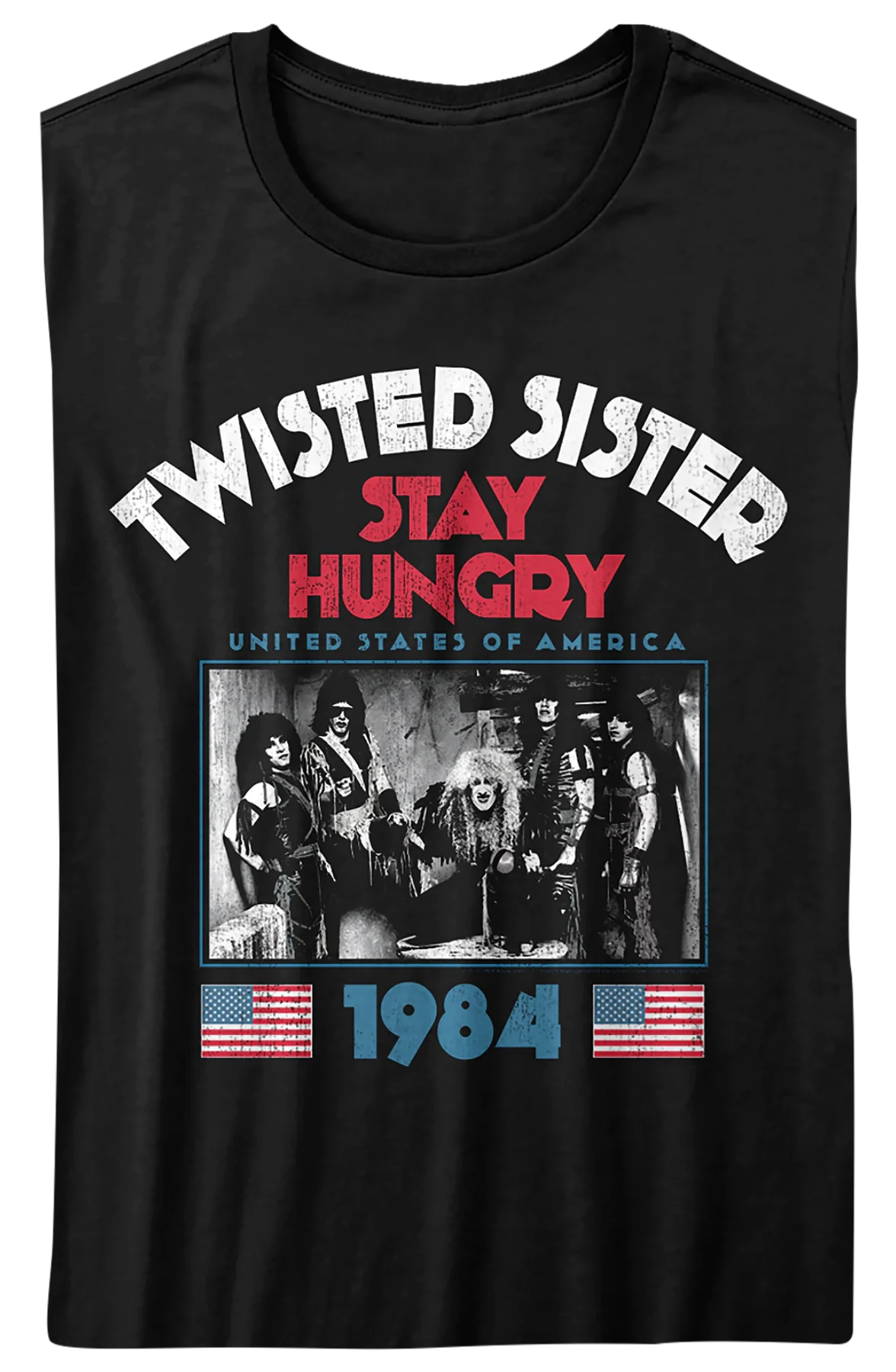 Womens 1984 Stay Hungry Tour Twisted Sister Shirt - Image 2