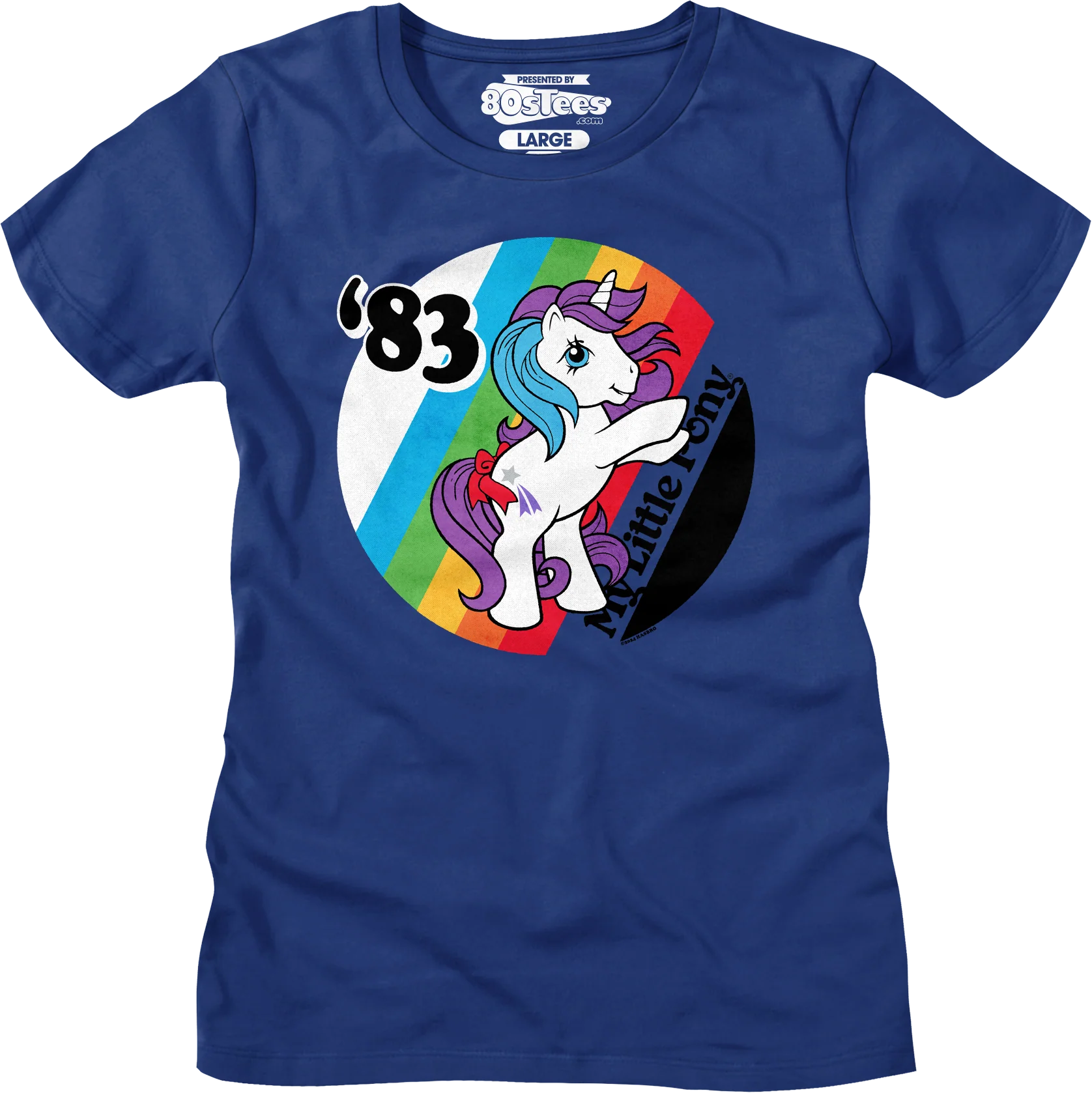 Womens '83 Rainbow My Little Pony Shirt - Image 5
