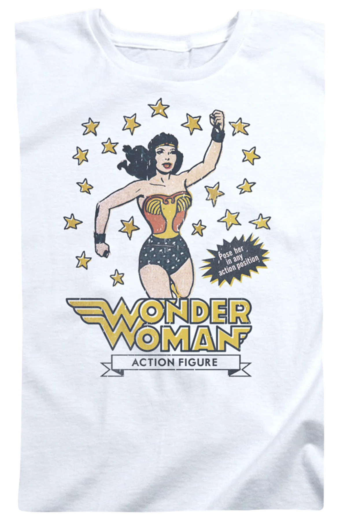 Womens Action Figure Wonder Woman Shirt - Image 2