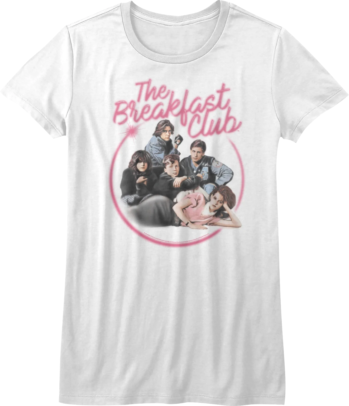 Womens Airbrush Breakfast Club Shirt