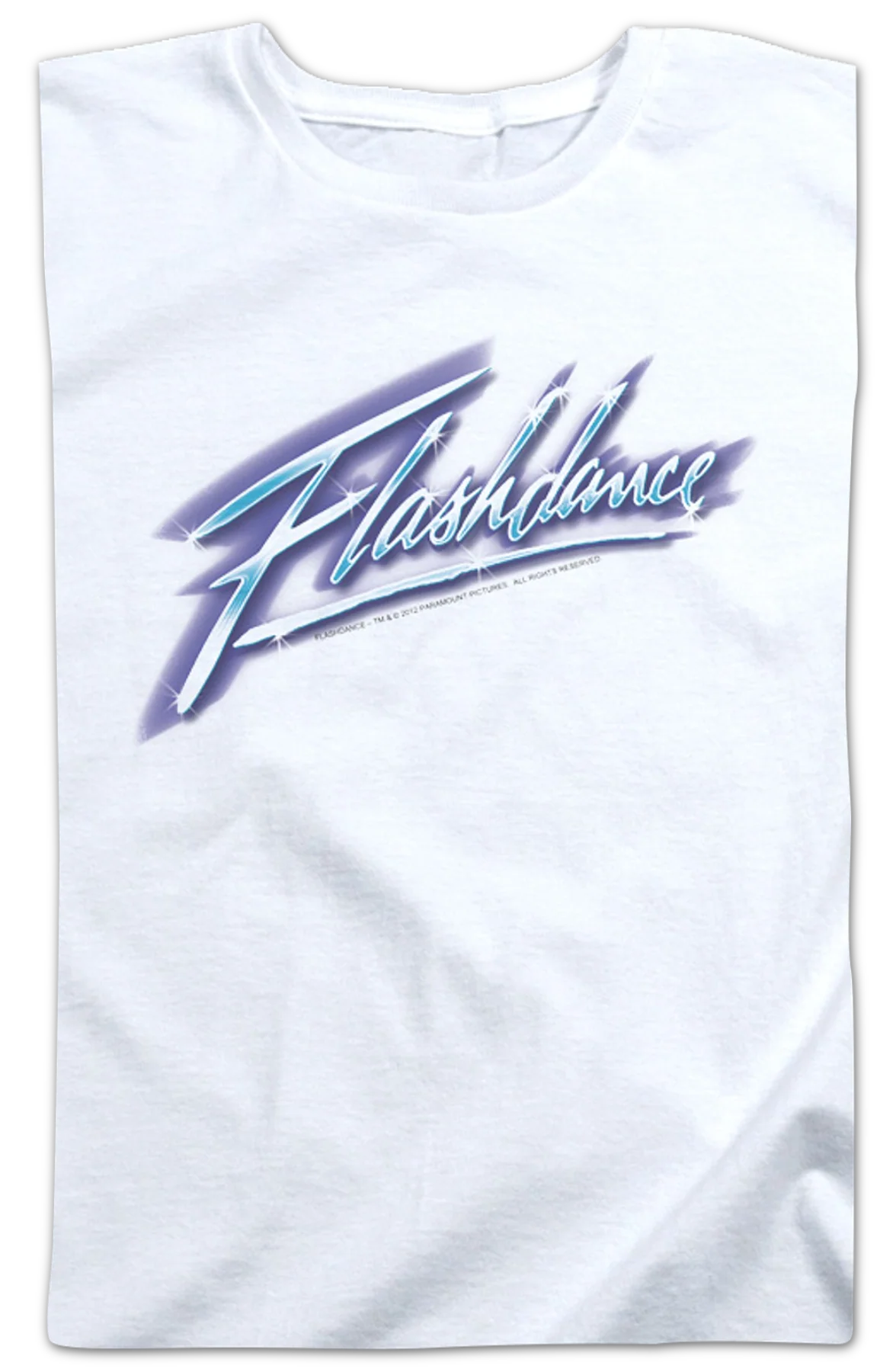 Womens Airbrush Flashdance Shirt - Image 2