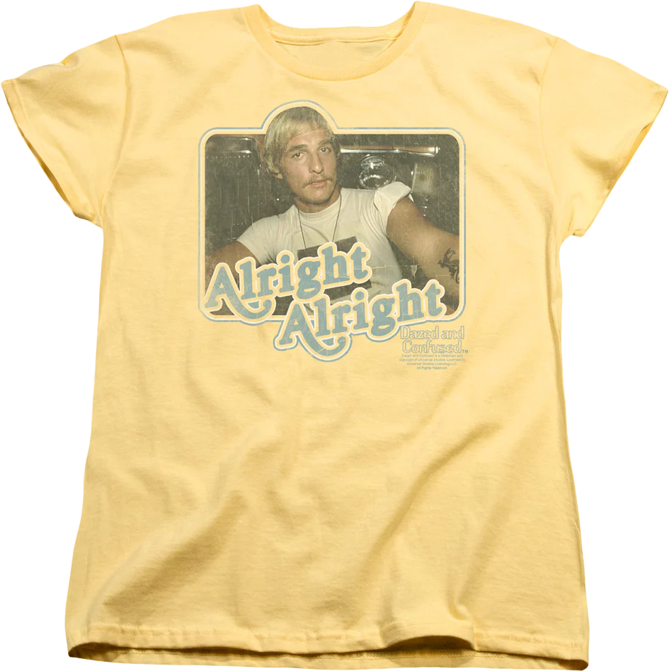 Womens Alright Alright Dazed and Confused Shirt