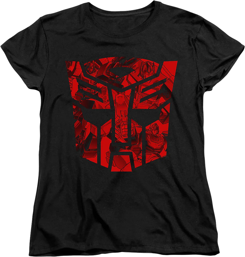 Womens Autobot Logo Illustrations Transformers Shirt