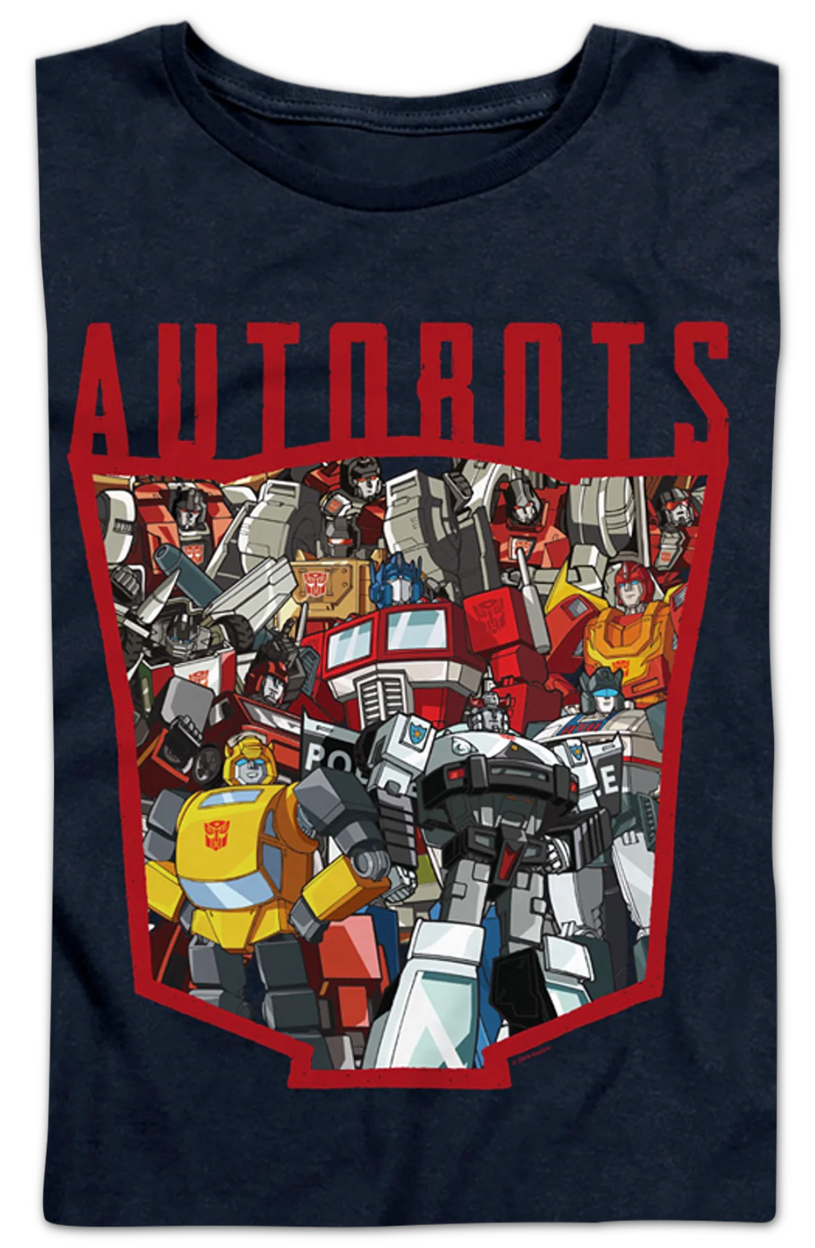 Womens Autobots Logo Collage Transformers Shirt - Image 2