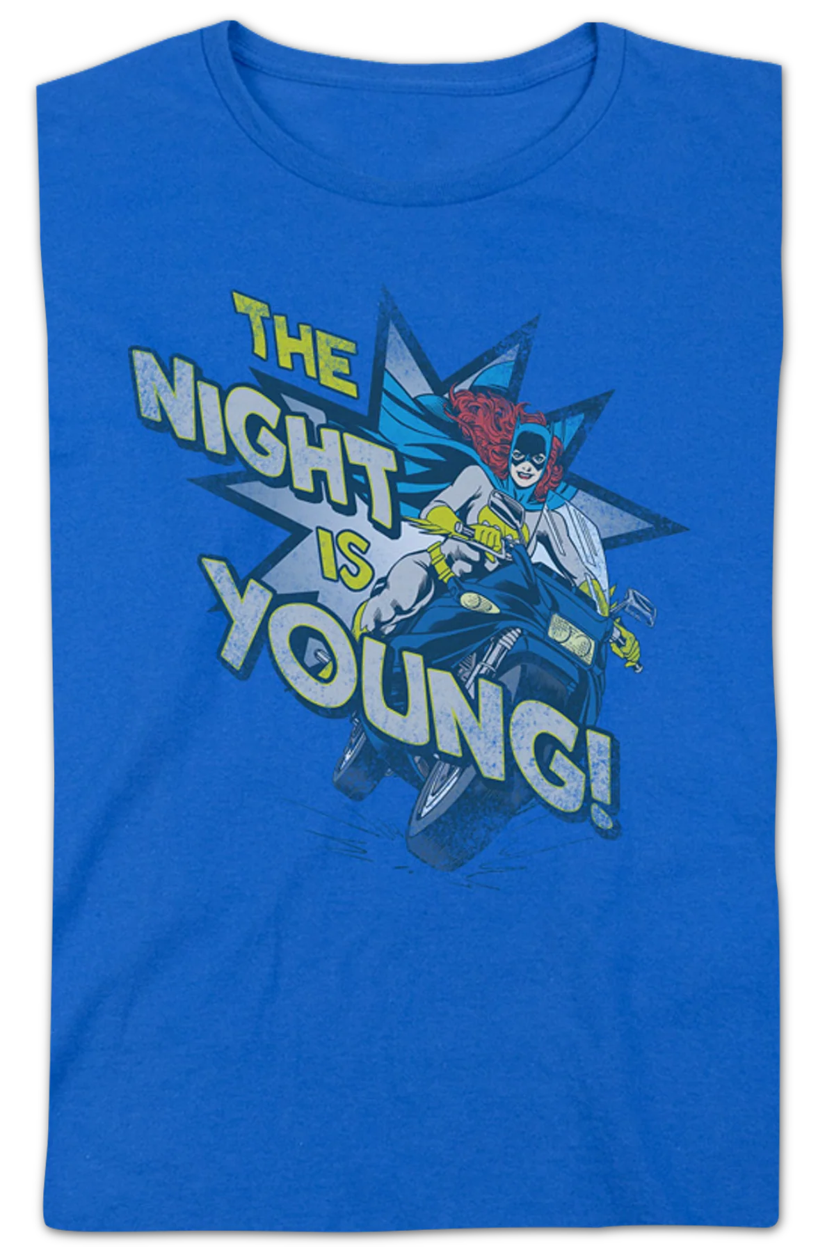 Womens Batgirl The Night Is Young DC Comics Shirt - Image 2
