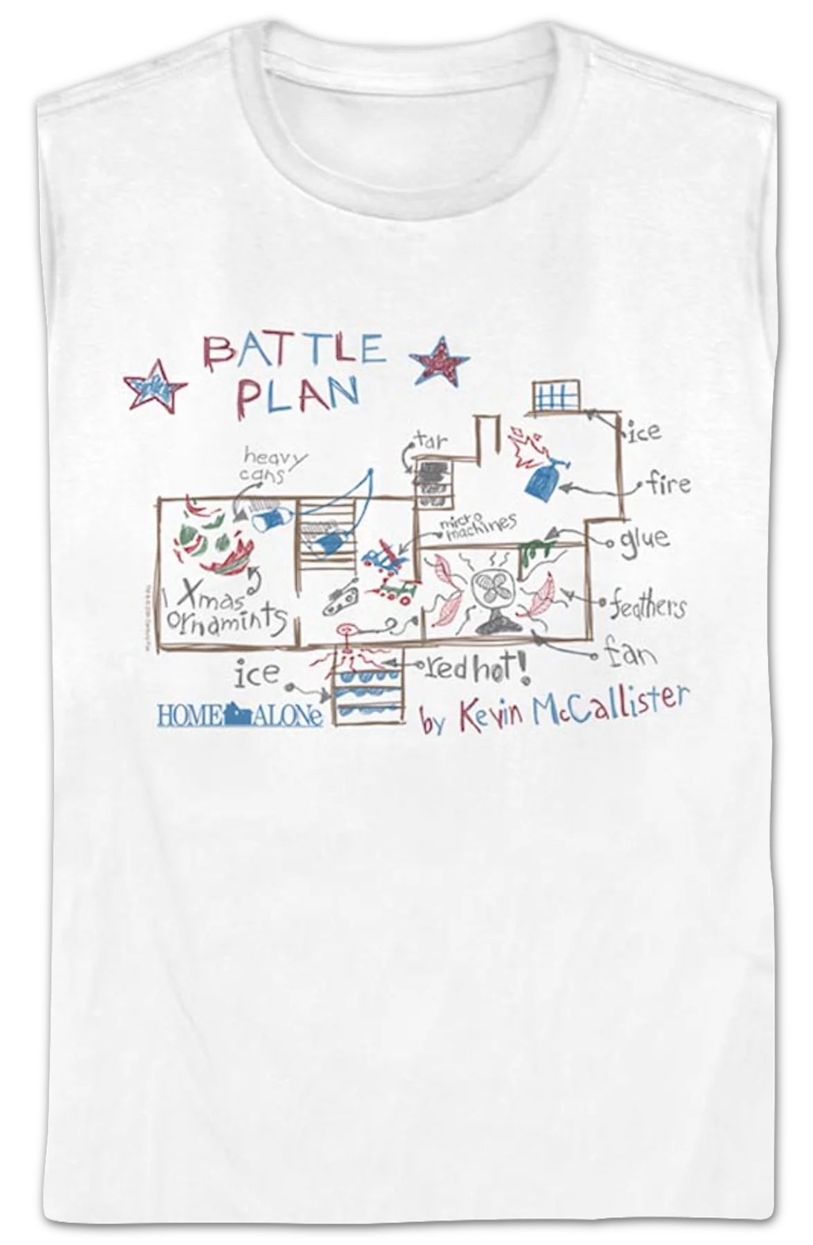 Womens Battle Plan Home Alone Shirt - Image 2