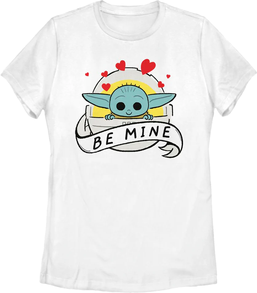 Womens Be Mine Mandalorian Star Wars Shirt