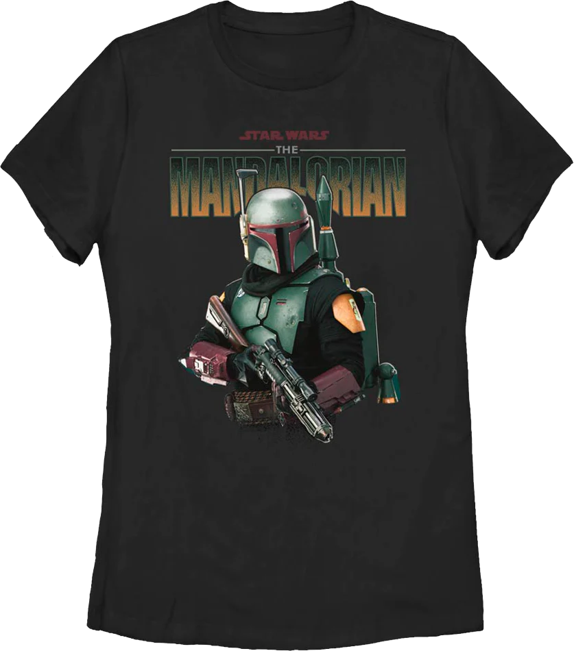 Womens Boba Fett The Mandalorian Star Wars Shirt