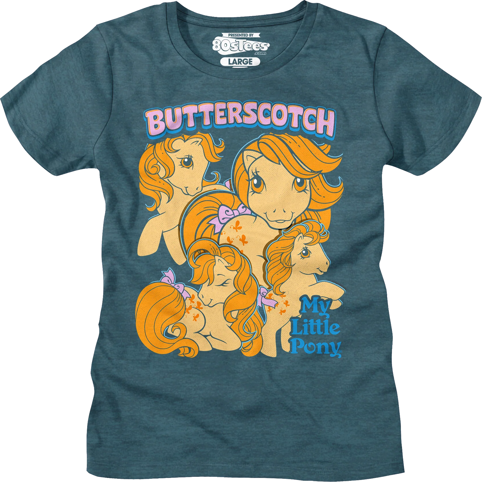 Womens Butterscotch Collage My Little Pony Shirt - Image 7