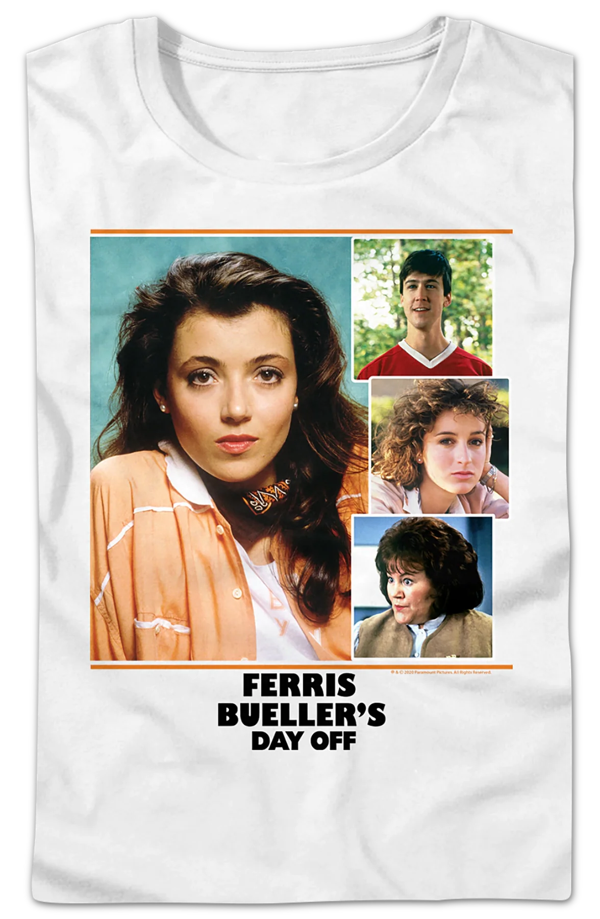 Womens Cast Collage Ferris Bueller's Day Off Shirt - Image 2