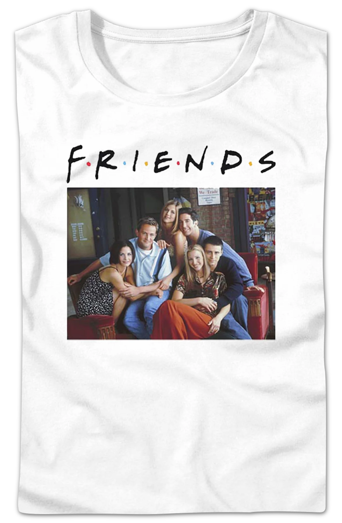 Womens Cast Picture Friends Shirt - Image 2
