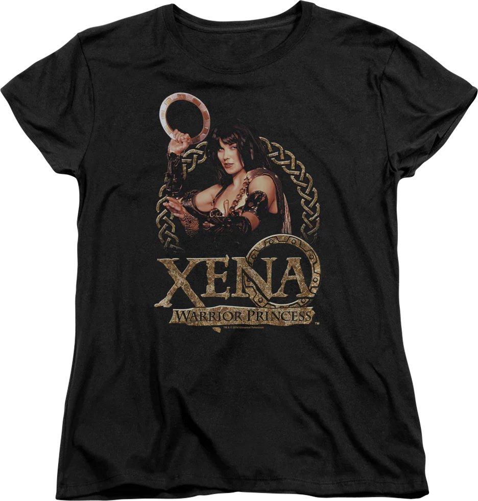 Womens Chakram Xena Warrior Princess Shirt