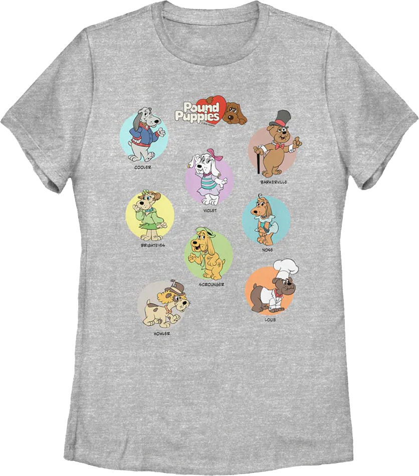 Womens Characters Pound Puppies Shirt