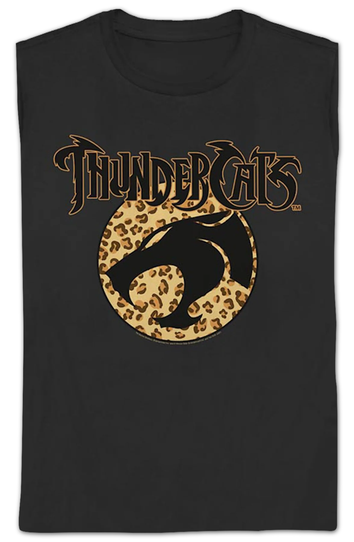 Womens Cheetah Print Logo ThunderCats Shirt - Image 2