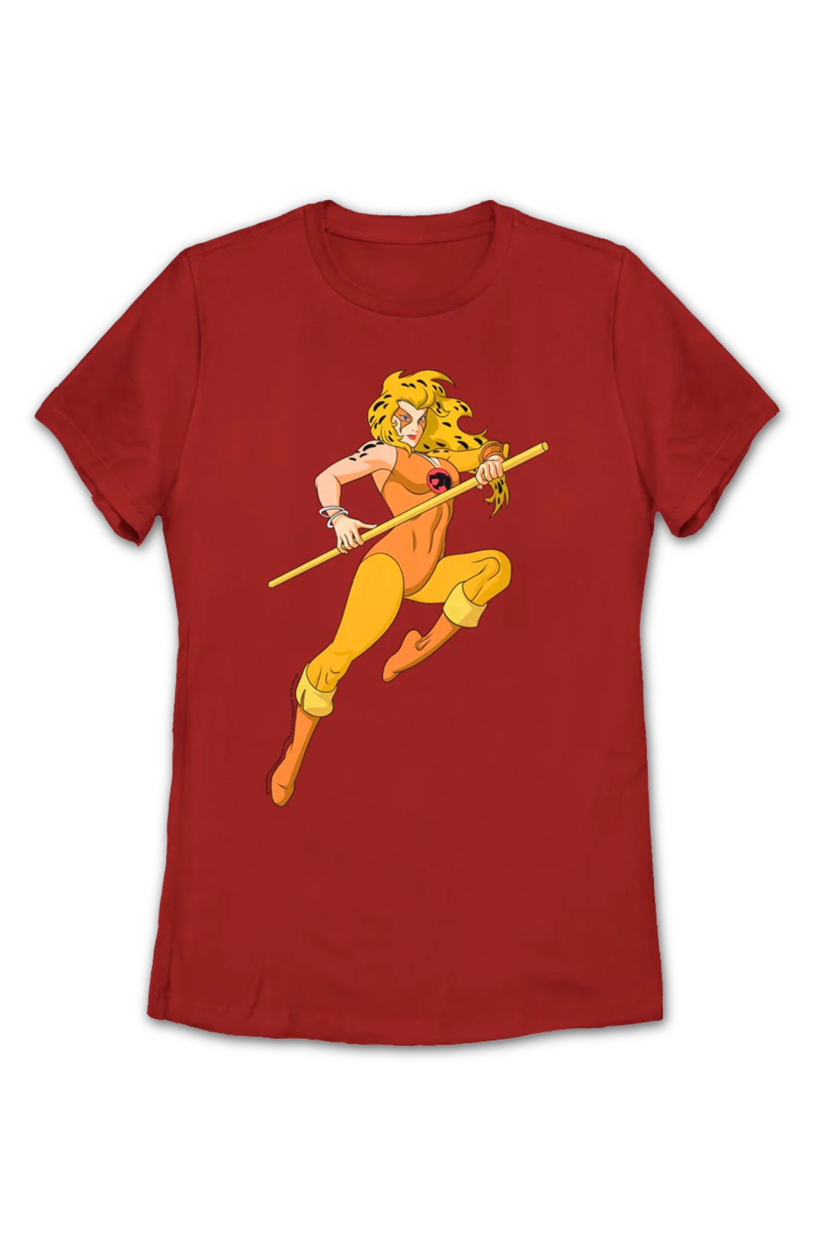 Womens Cheetara Action Pose Shirt - Image 2