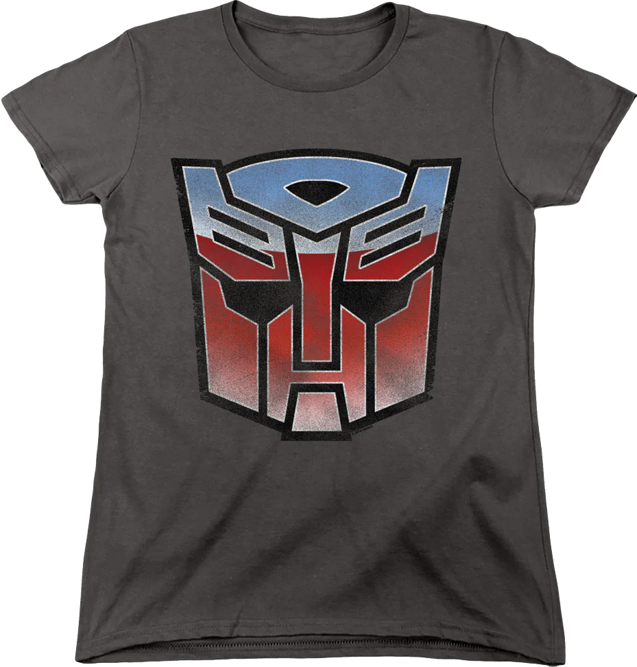 Womens Classic Autobots Logo Transformers Shirt