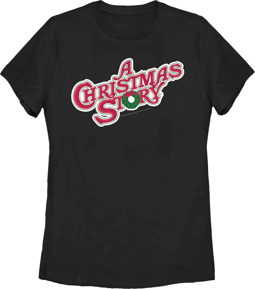 Womens Classic Logo A Christmas Story Shirt