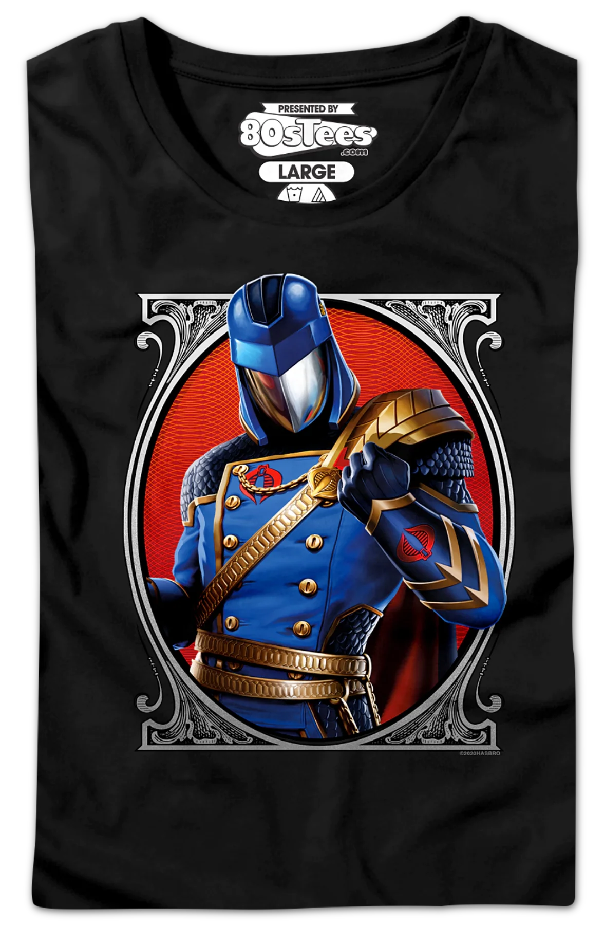 Womens Cobra Commander Classic Pose GI Joe Shirt - Image 2