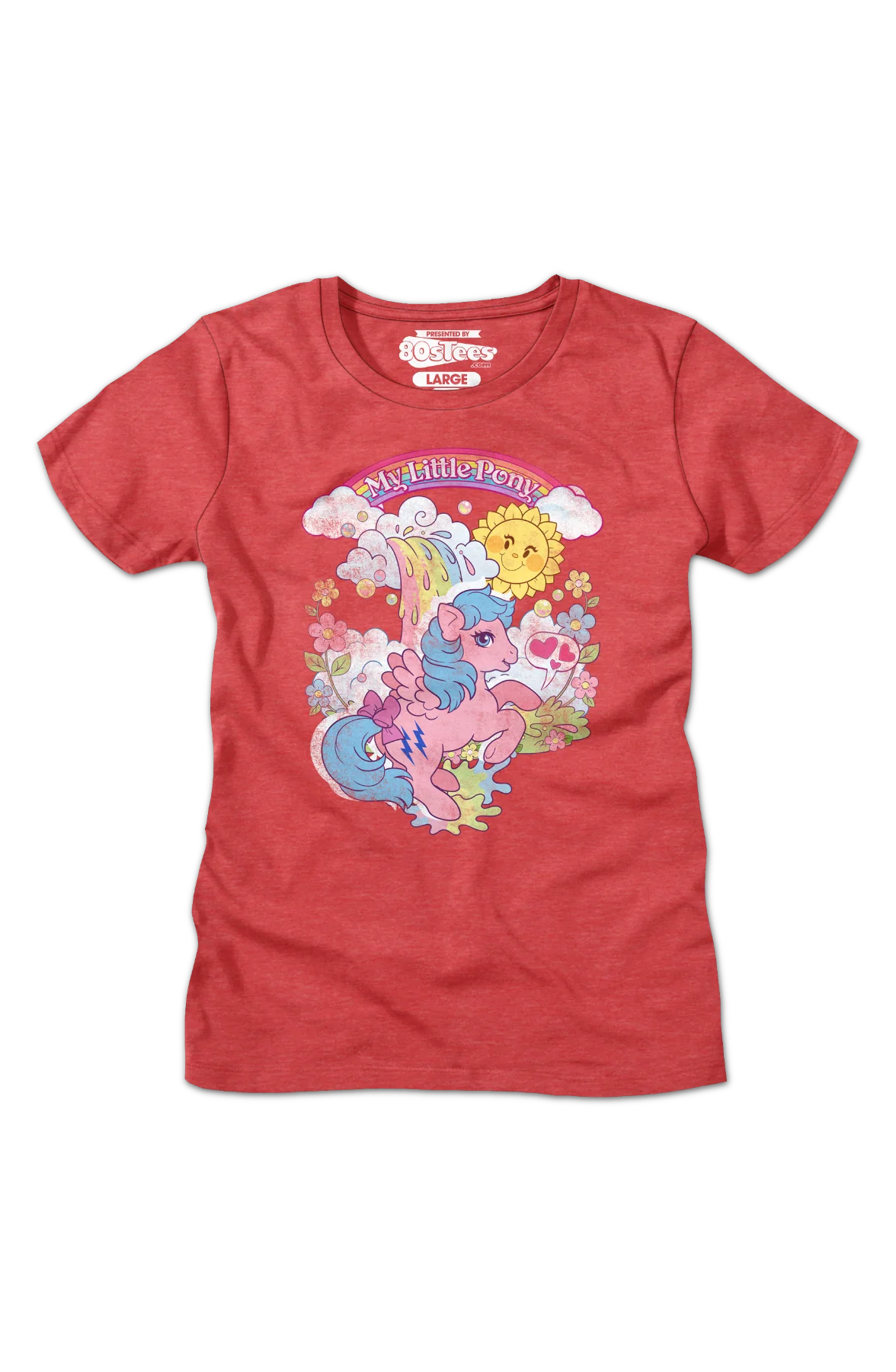 Womens Colorful Waterfall My Little Pony Shirt - Image 2