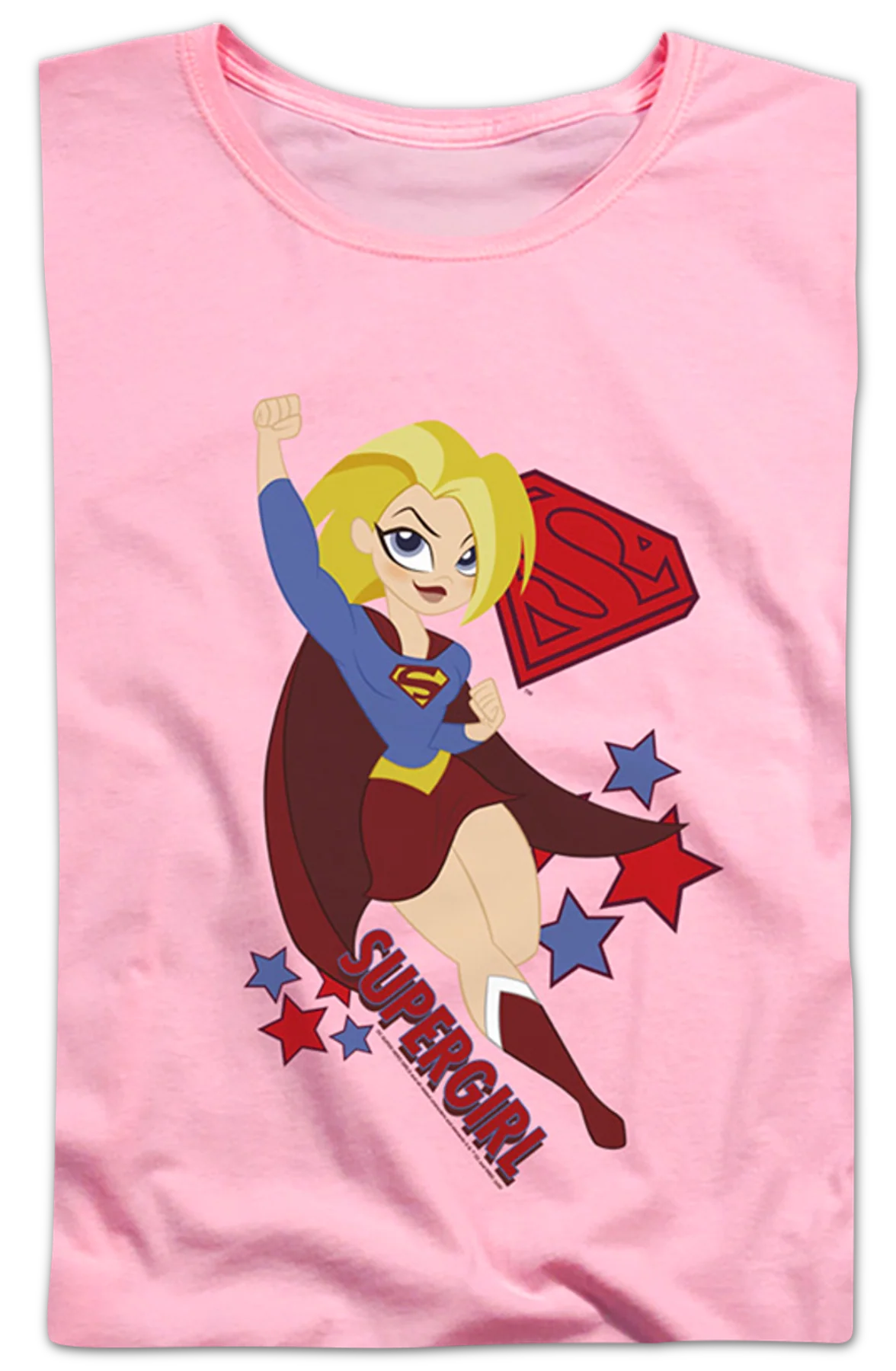 Womens DC Super Hero Girls Supergirl Shirt - Image 2