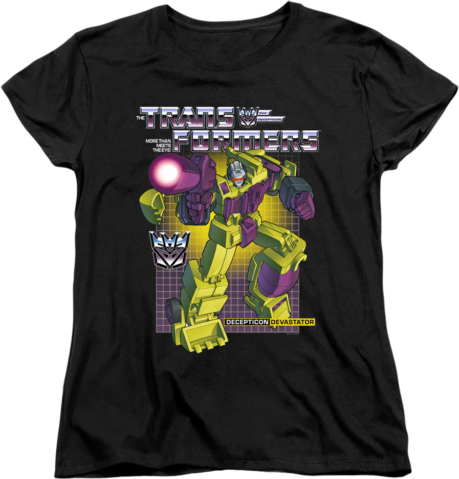 Womens Decepticon Devastator Transformers Shirt
